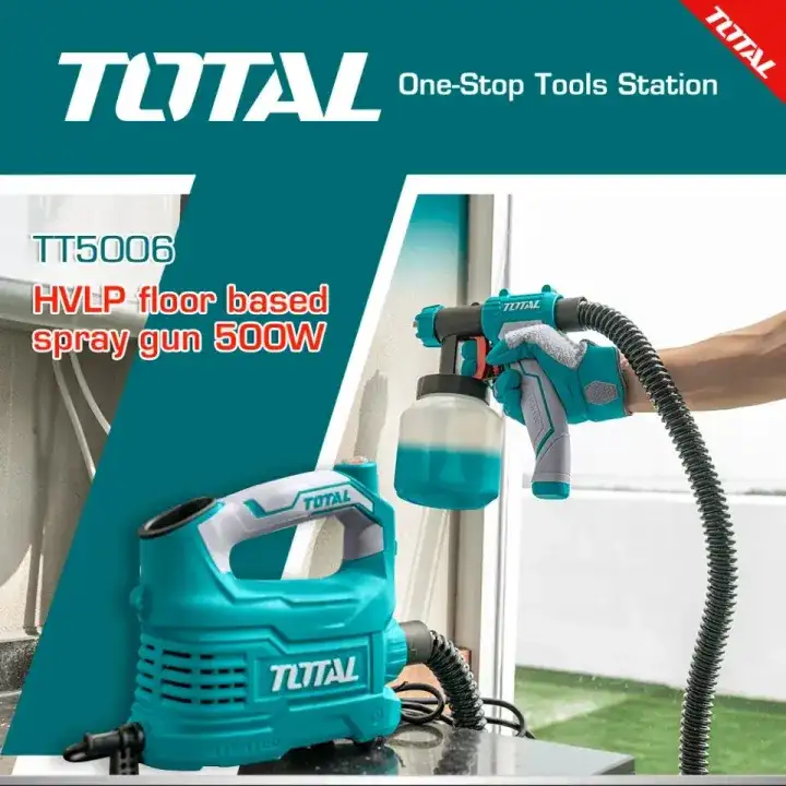 HVLP Electric Floor Based Air Spray Gun OR Based Spray Gun 550Watt TOTAL BRAND Same as picture