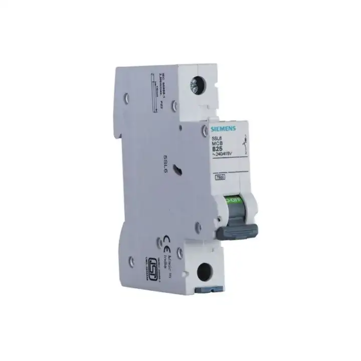 SIEMENS INDIA MCB SP 6A10A16A20A.  7.5kA Miniature Circuit Breaker Single Pole 1P