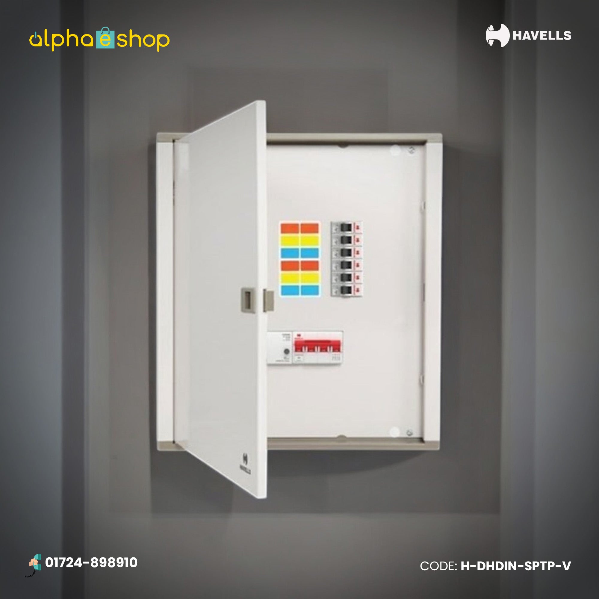 Havells TPN vertical 8 Way Capacity -1-24(27" x 16" x 5"