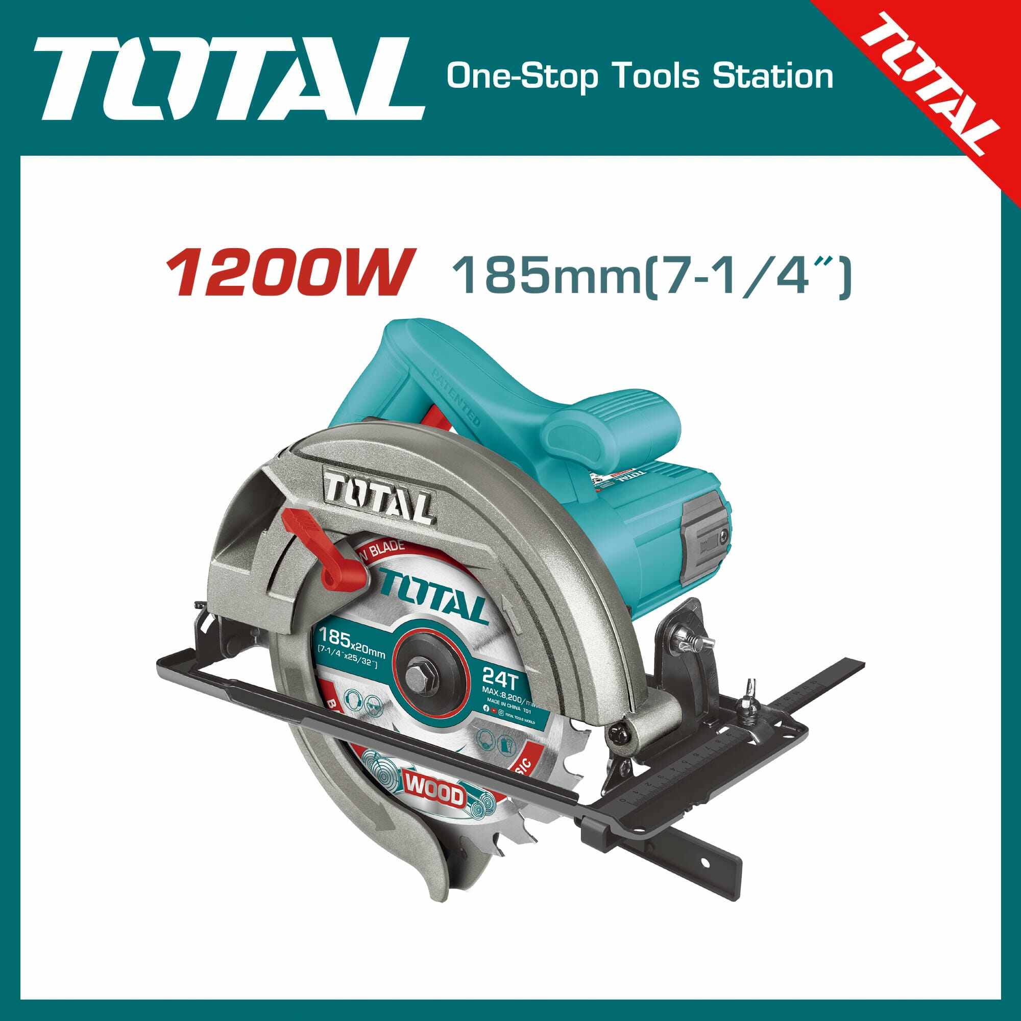 TOTAL Circular Saw 1200W TS11218576