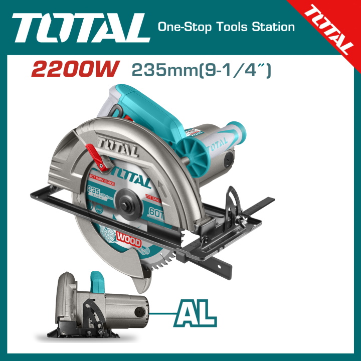 Circular Saw Industrial 2200W Total-TS1222356
