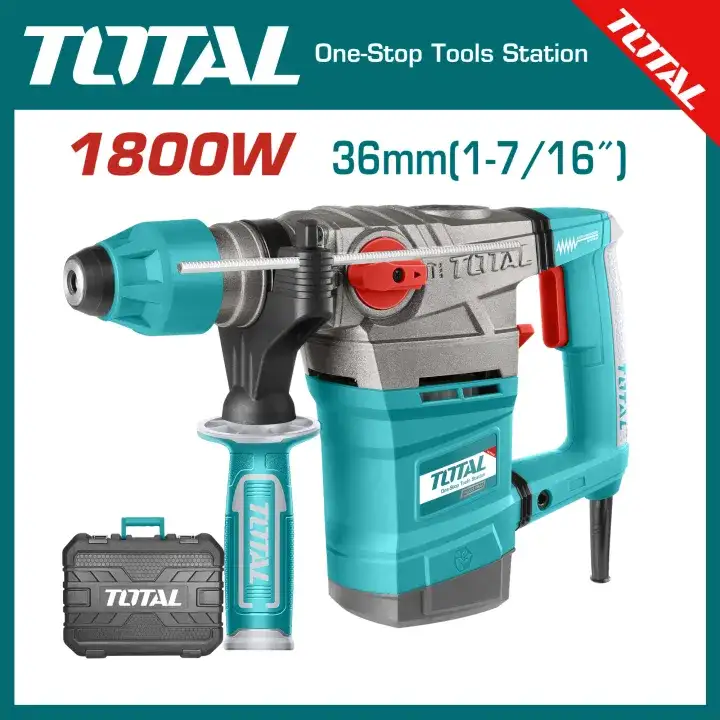 badgeTOTAL TH118366 Rotary Hammer 1800W