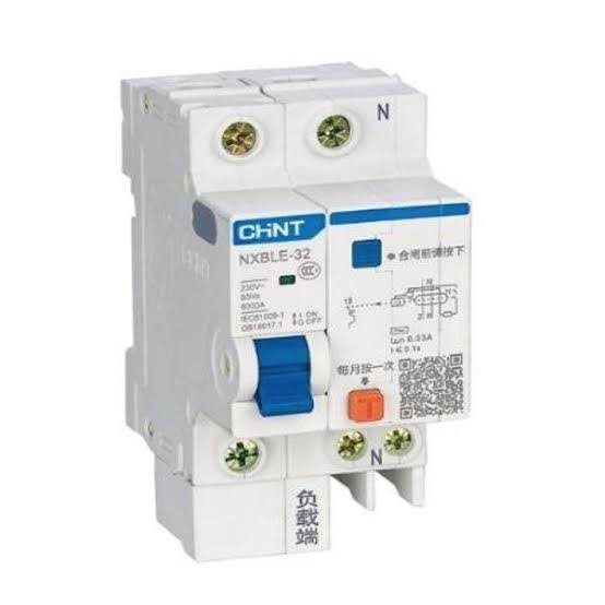 CHINT RCBO C16A+20A+32A (Best Quality) Safety Protection Device Circuit Breaker NXBLE-32
