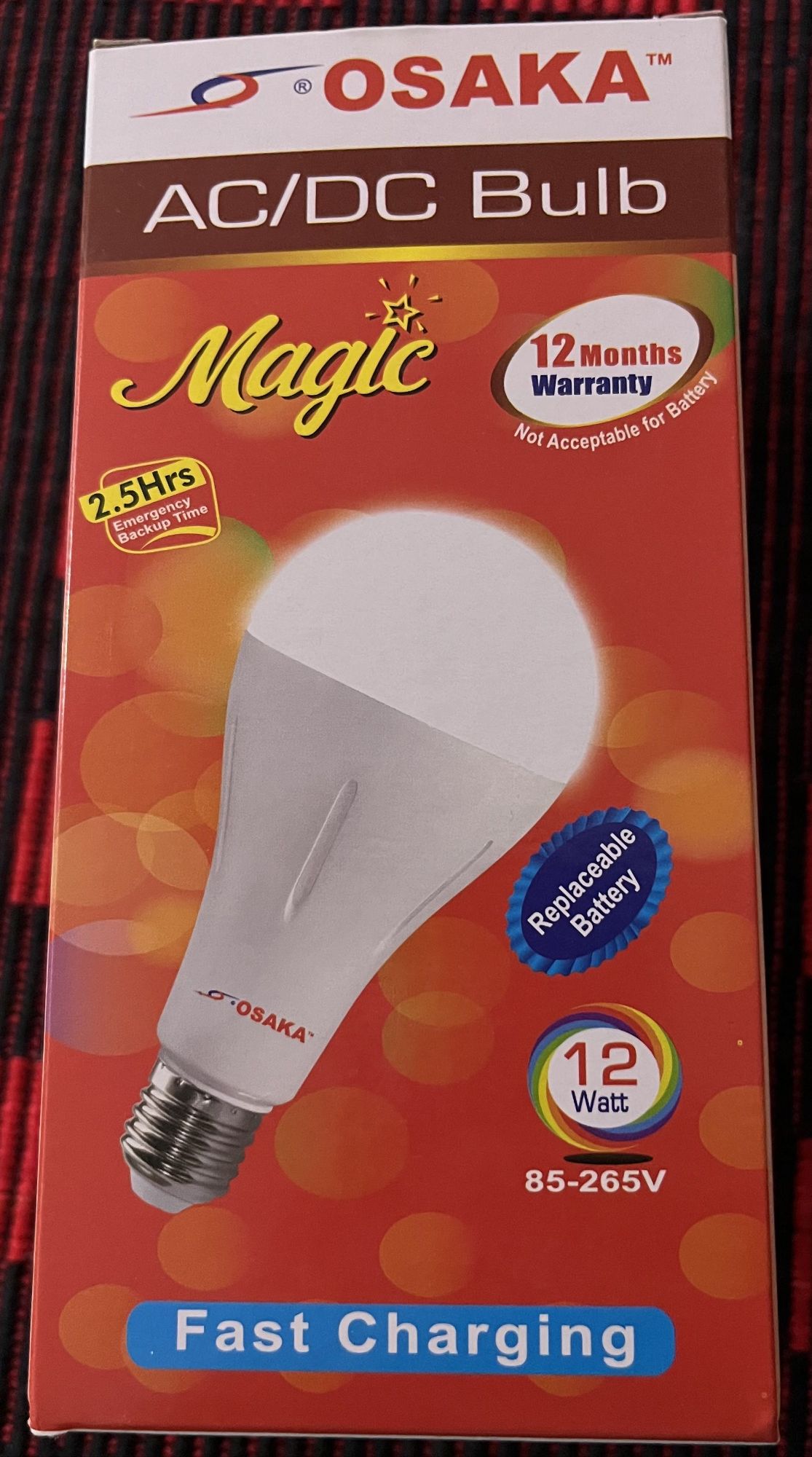 osaka led AC/DC bulb 12w